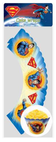 Superman Cupcake Wrappers - Click Image to Close